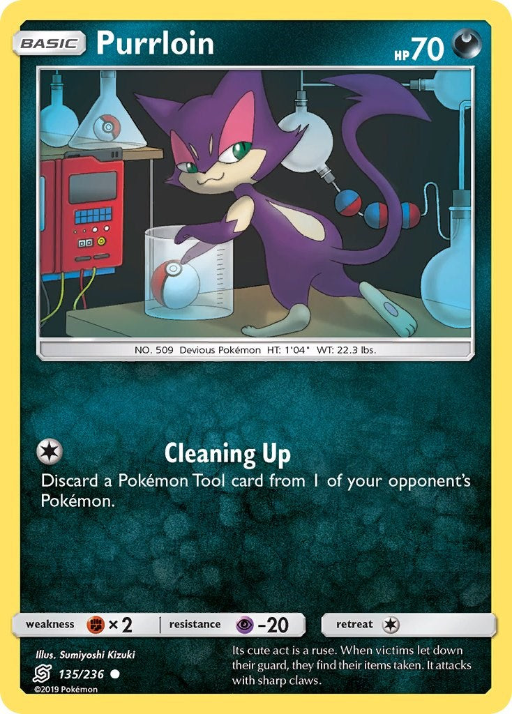 Purrloin [135/236] [Unified Minds] Reverse Holofoil