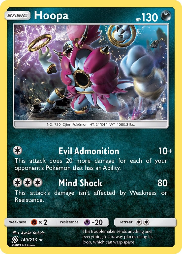 Hoopa [140/236] [Unified Minds] Reverse Holofoil