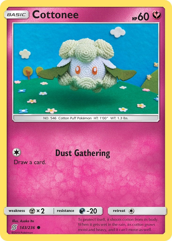 Cottonee [143/236] [Unified Minds] Reverse Holofoil