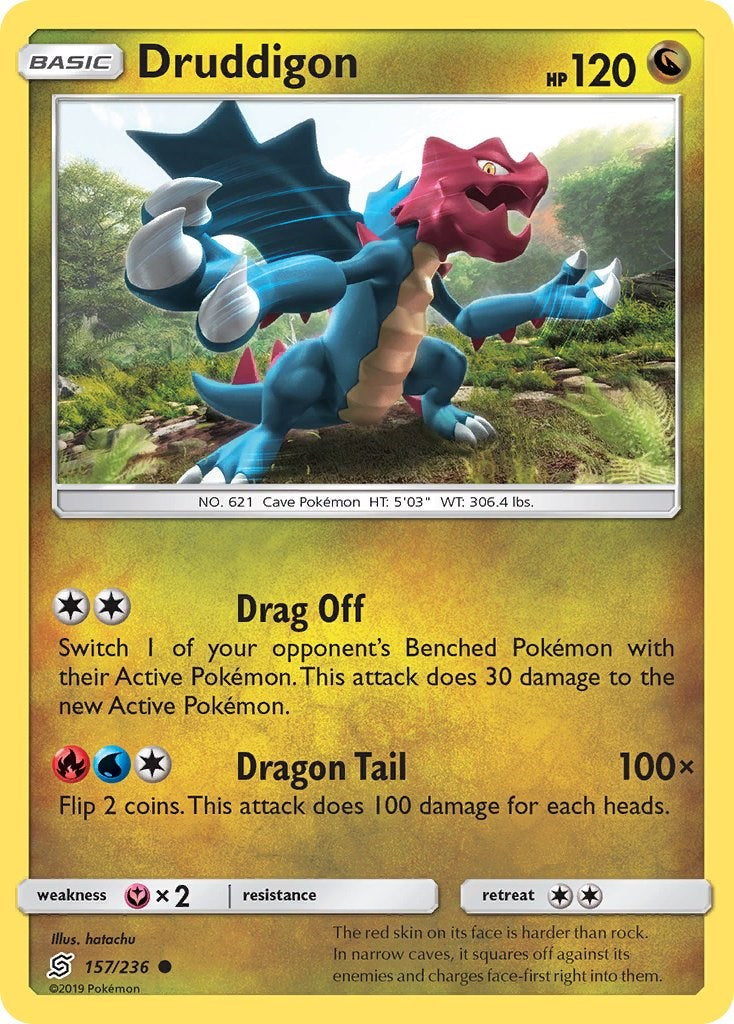 Druddigon [157/236] [Unified Minds] Reverse Holofoil