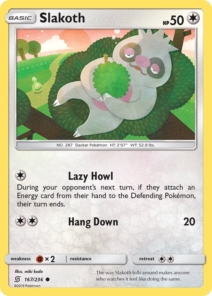 Slakoth [167/236] [Unified Minds] Reverse Holofoil