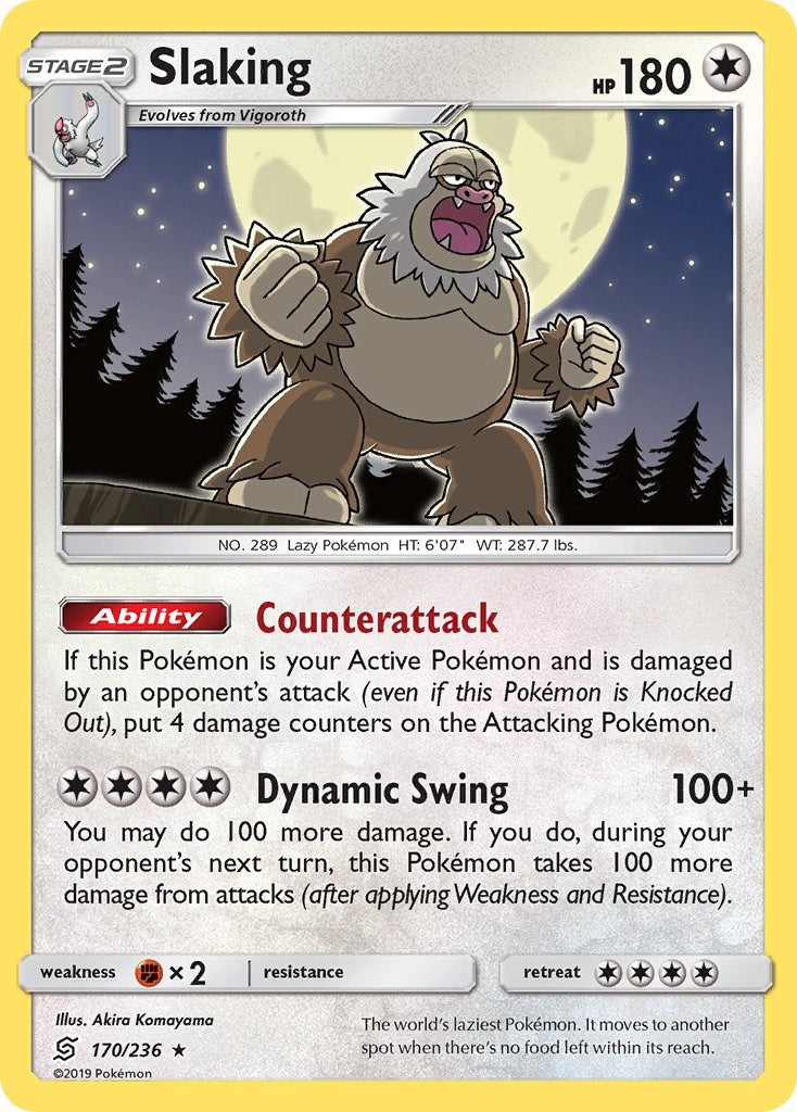 Slaking [170/236] [Unified Minds] Reverse Holofoil