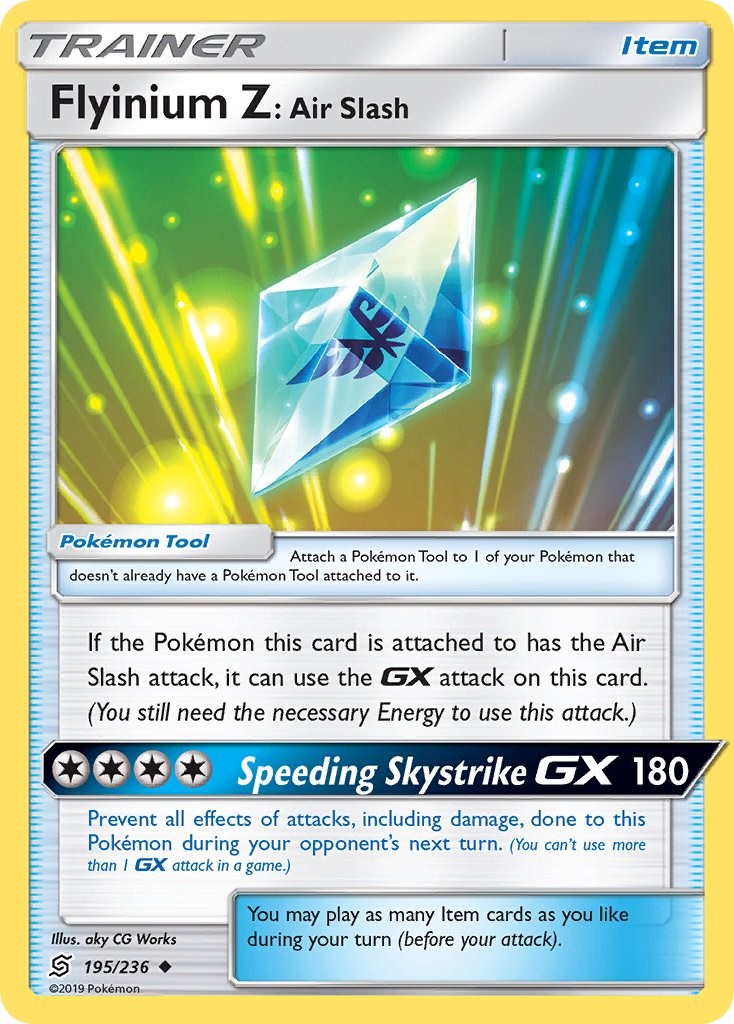 Flyinium Z: Air Slash [195/236] [Unified Minds] Reverse Holofoil