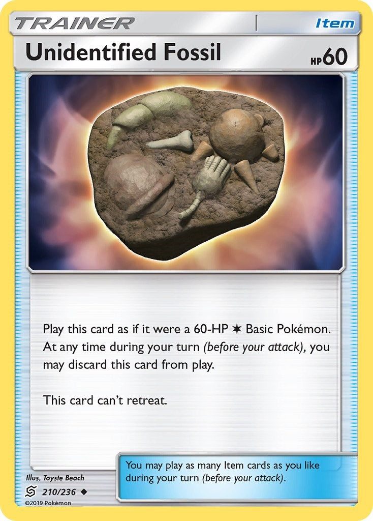 Unidentified Fossil [210/236] [Unified Minds] Reverse Holofoil