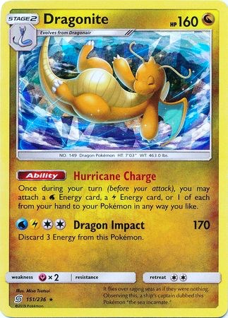 Dragonite - 151/236 (Cracked Ice Holo) [151/236] [Deck Exclusives] Holofoil