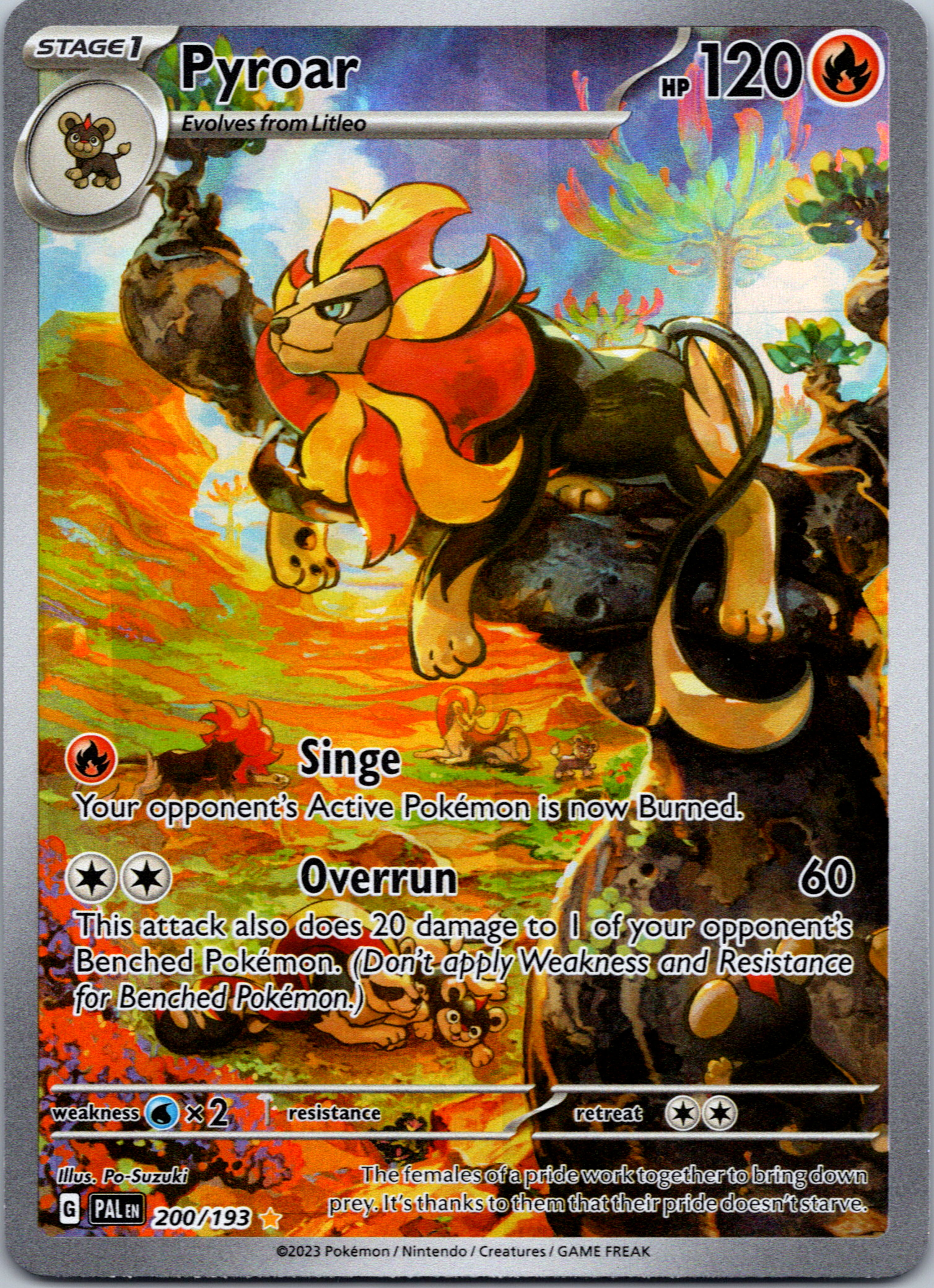 Pyroar (200/193) [Scarlet & Violet: Paldea Evolved]