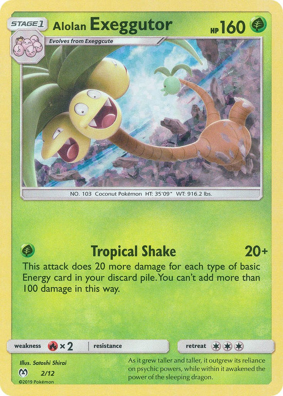 Alolan Exeggutor - 2/12 [002/012] [McDonald's Promos 2019] Holofoil