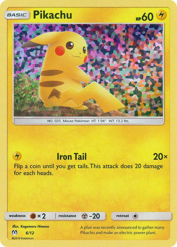 Pikachu - 6/12 [006/012] [McDonald's Promos 2019] Holofoil