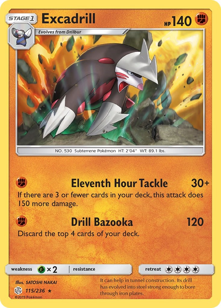 Excadrill [115/236] [SM - Cosmic Eclipse] Reverse Holofoil