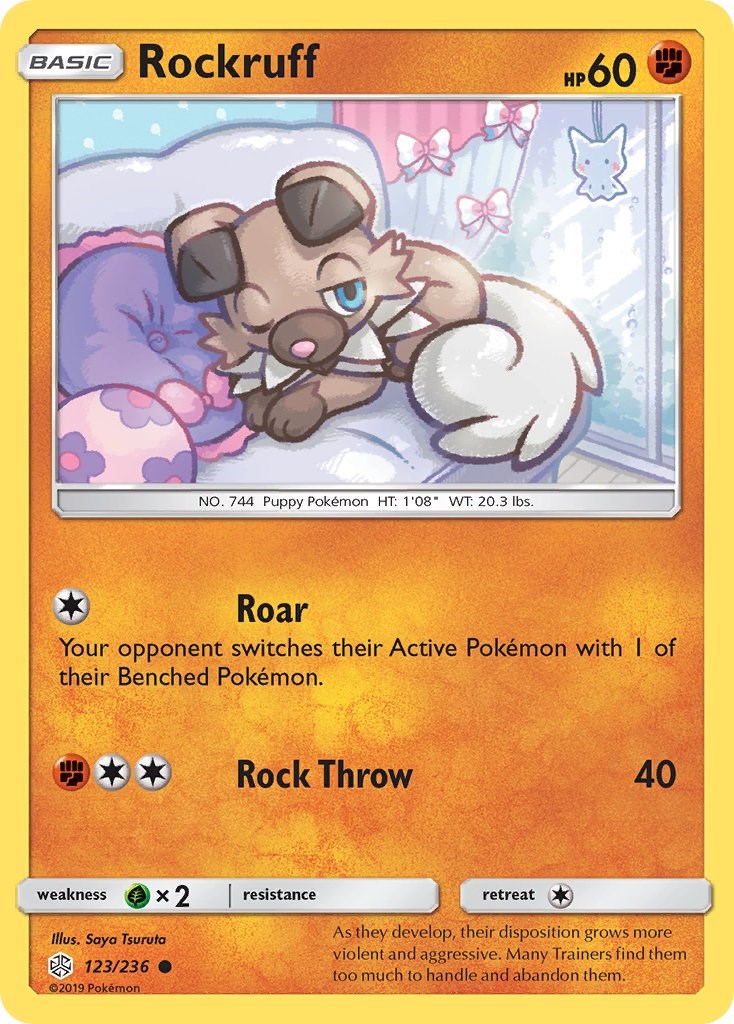 Rockruff [123/236] [SM - Cosmic Eclipse] Reverse Holofoil