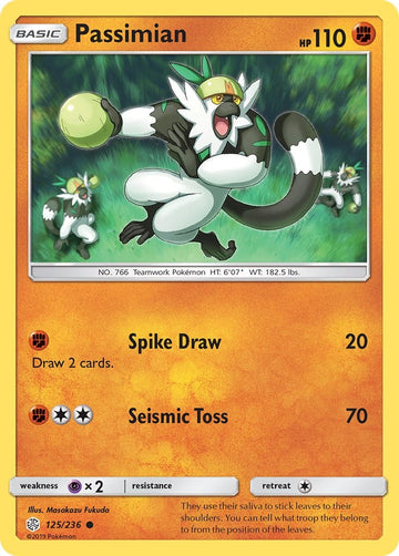 Passimian [125/236] [Cosmic Eclipse] Reverse Holofoil