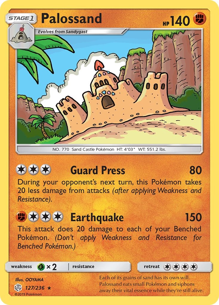 Palossand [127/236] [SM - Cosmic Eclipse] Reverse Holofoil