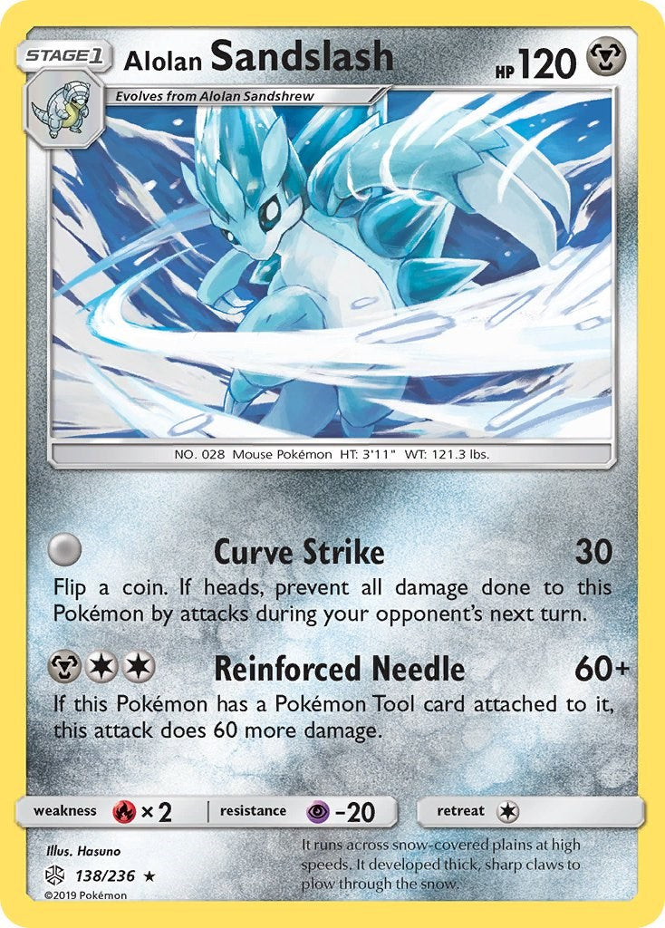 Alolan Sandslash [138/236] [SM - Cosmic Eclipse] Reverse Holofoil