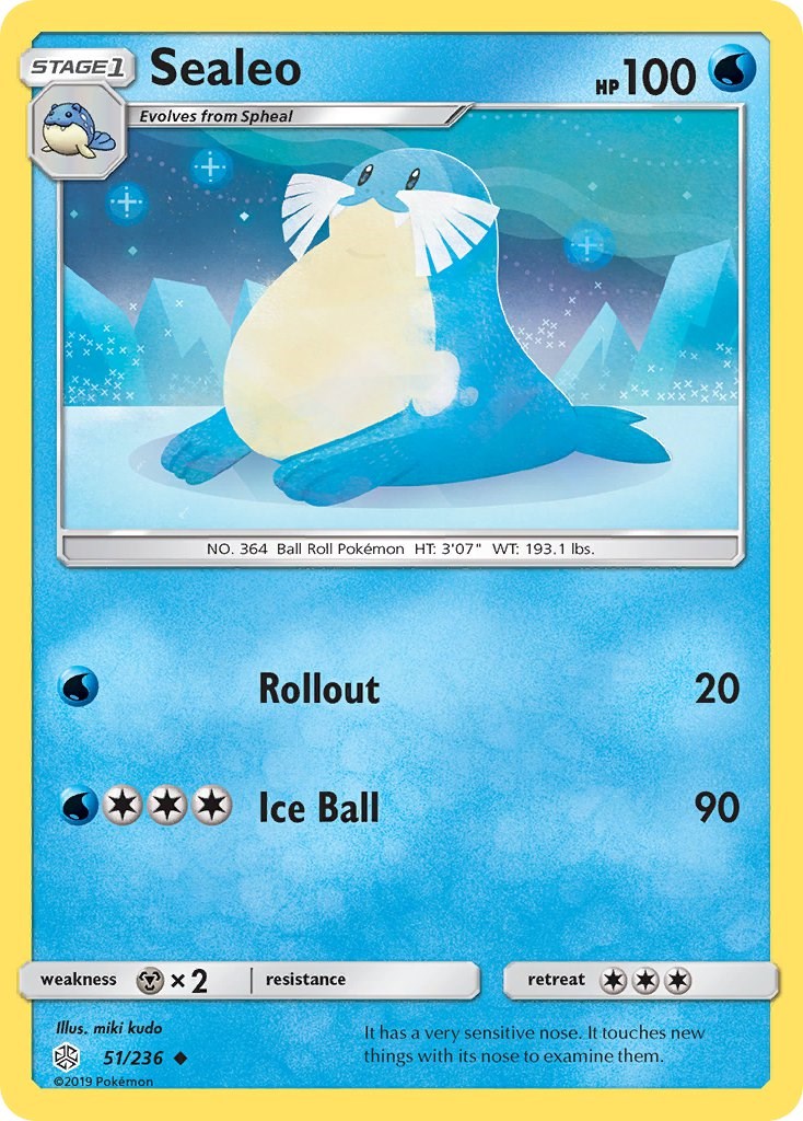 Sealeo [51/236] [SM - Cosmic Eclipse] Reverse Holofoil