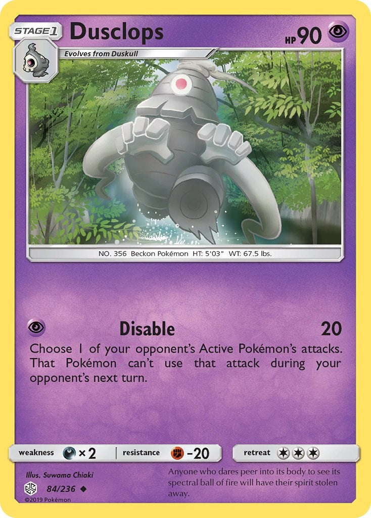 Dusclops [84/236] [SM - Cosmic Eclipse] Reverse Holofoil