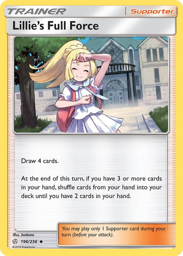 Lillie's Full Force [196/236] [Cosmic Eclipse] Reverse Holofoil