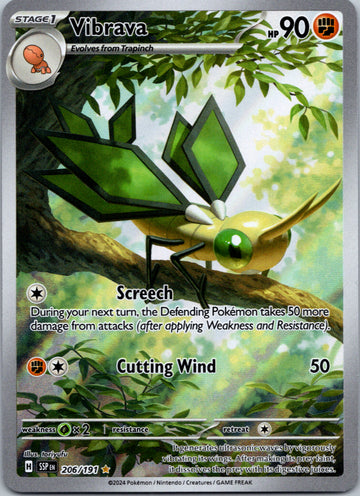 Vibrava [206/191] - (Surging Sparks) Holofoil