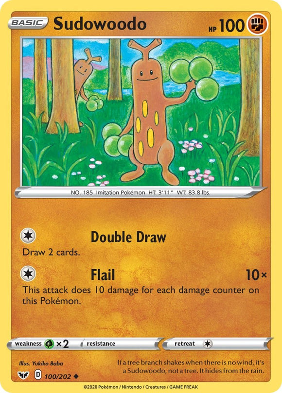 Sudowoodo (100/202) [SWSH01: Sword & Shield Base Set]