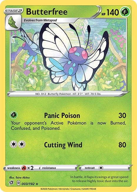 Butterfree [003/192] [Rebel Clash] Holofoil