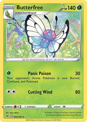 Butterfree [003/192] [Rebel Clash] Reverse Holofoil