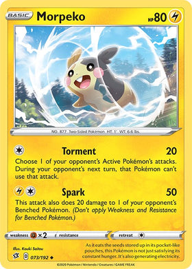 Morpeko [073/192] [Rebel Clash] Reverse Holofoil