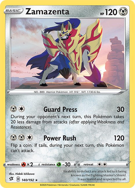 Zamazenta [140/192] [Rebel Clash] Reverse Holofoil