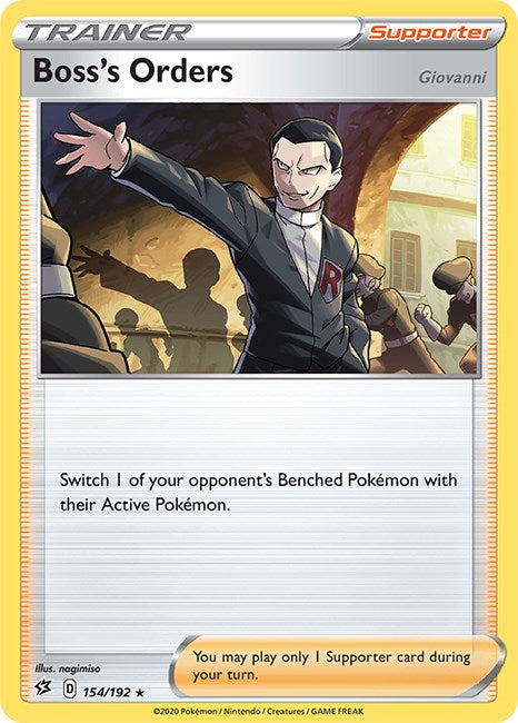 Boss's Orders [154/192] [Rebel Clash] Reverse Holofoil