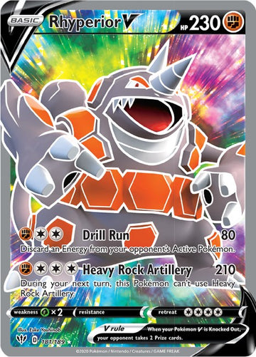 Rhyperior V (Full Art) (181/189) [SWSH03: Darkness Ablaze]