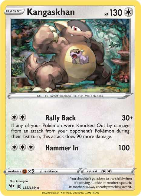 Kangaskhan [133/189] [Darkness Ablaze] Reverse Holofoil