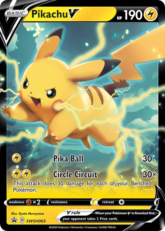 Pikachu V [SWSH063] [Sword & Shield Promo Cards] Holofoil
