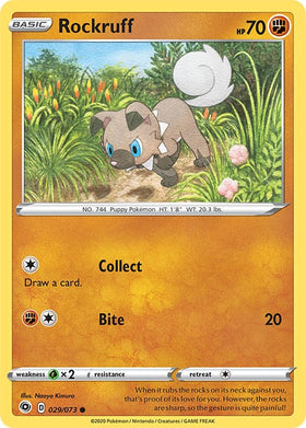 Rockruff [029/073] [Champion's Path] Reverse Holofoil