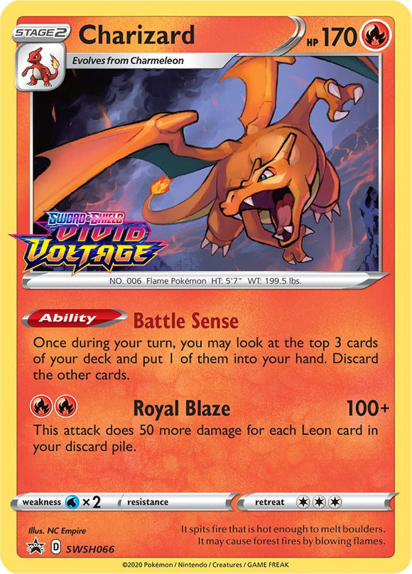 Charizard (Stamped) [SWSH066] [Sword & Shield Promo Cards] Holofoil