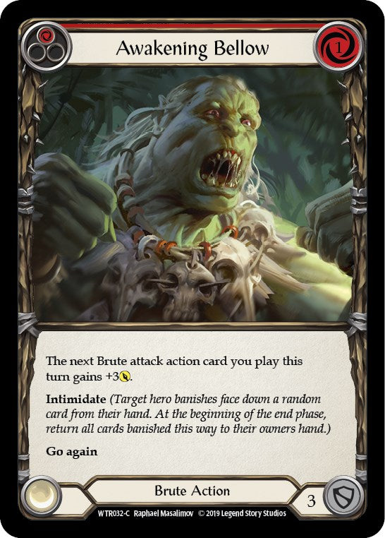 Awakening Bellow (Red) [WTR032] [Welcome to Rathe] 1st Edition Normal