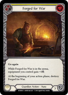 Forged for War [WTR046] Unlimited Rainbow Foil