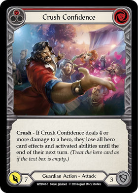 Crush Confidence (Red) [WTR063] [Welcome to Rathe] Unlimited Edition Rainbow Foil