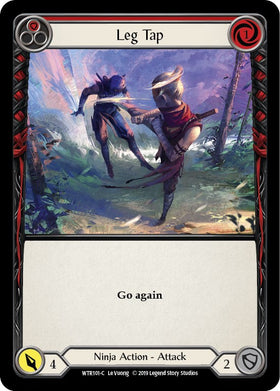 Leg Tap (Red) [WTR101] Unlimited Rainbow Foil