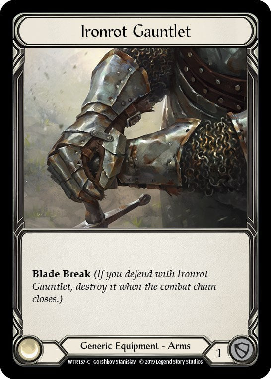 Ironrot Gauntlet [WTR157] [Welcome to Rathe] 1st Edition Normal