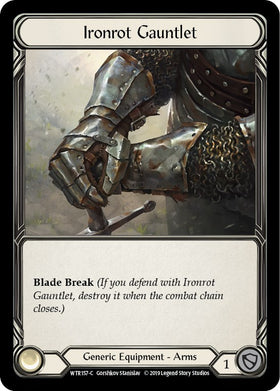 Ironrot Gauntlet [WTR157] Unlimited Rainbow Foil