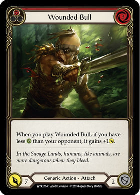 Wounded Bull (Red) [WTR200] [Welcome to Rathe] Unlimited Edition Rainbow Foil