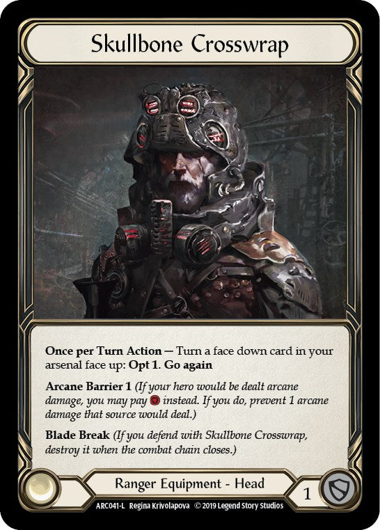 Skullbone Crosswrap [ARC041] Unlimited Rainbow Foil