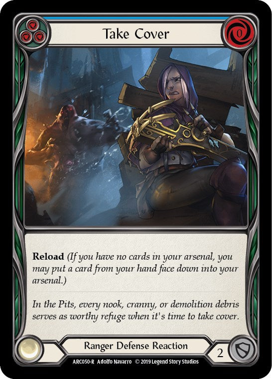 Take Cover (Blue) [ARC050] Unlimited Normal