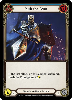 Push the Point (Blue) [ARC190] Unlimited Rainbow Foil