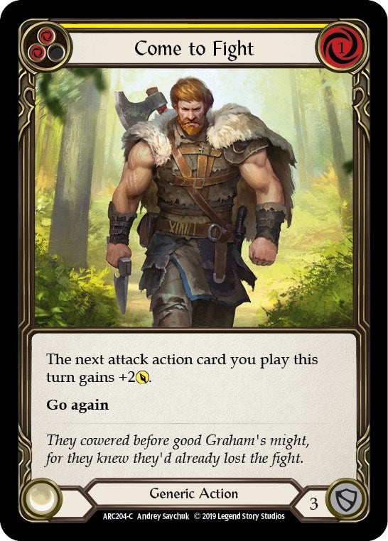 Come to Fight (Yellow) [ARC204] Unlimited Normal