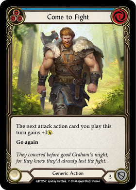 Come to Fight (Blue) [ARC205] Unlimited Rainbow Foil