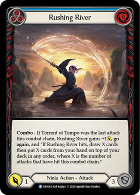 Rushing River (Blue) [CRU062] [Crucible of War] Unlimited Edition Normal