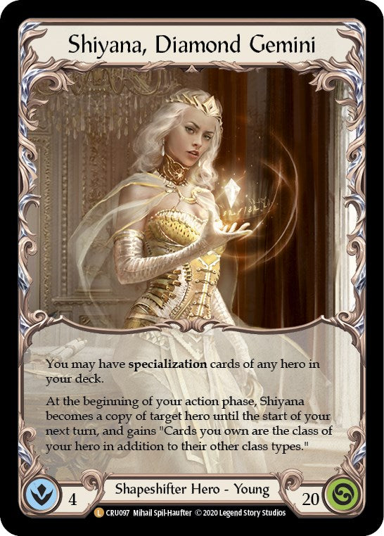 Shiyana, Diamond Gemini (Rainbow Foil) [CRU097-RF] Unlimited Rainbow Foil