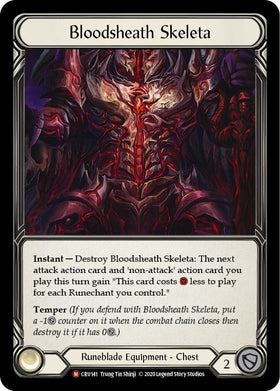 Bloodsheath Skeleta (Rainbow Foil) [CRU141-RF] Unlimited Rainbow Foil