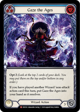 Gaze the Ages [CRU163] [Crucible of War] Unlimited Edition Rainbow Foil