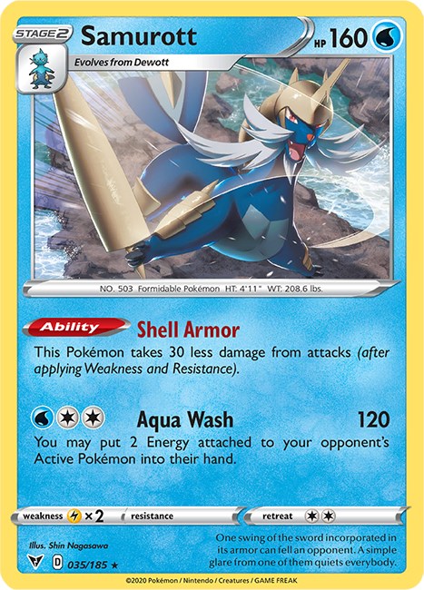 Samurott [035/185] [Vivid Voltage] Reverse Holofoil