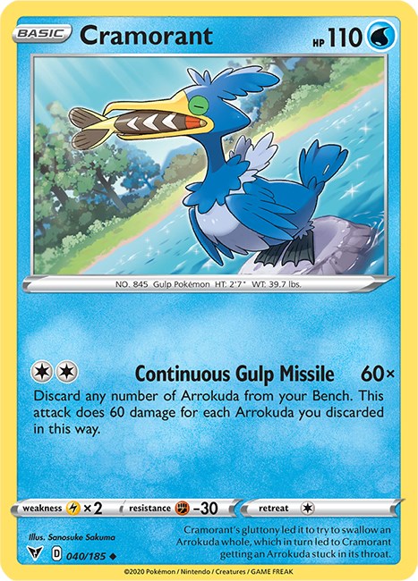 Cramorant [040/185] [Vivid Voltage] Reverse Holofoil